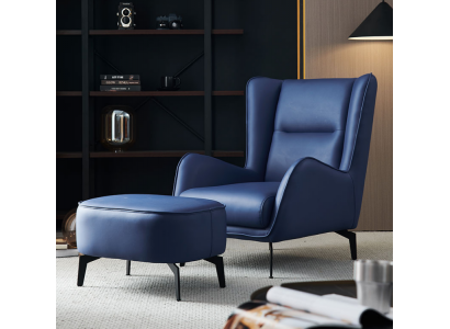 Křeslo Design Potah Nábytek Luxus Obývací Pokoj Moderní Polstrované Křeslo Nové