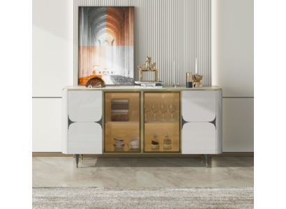 Komoda Dřevěné Skříně Bílý Nábytek Komoda Skříň Moderní Nový
