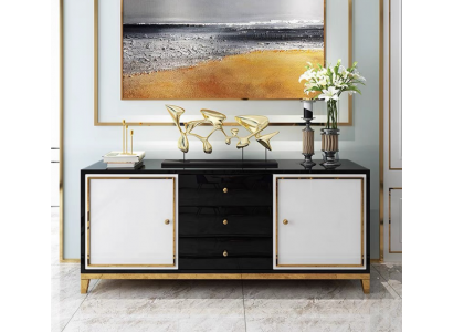Design Kommode Wohnzimmer Anrichte Moderne Sideboard Holz Schrank Neu Návrh komody Obývací pokoj Kredenc Moderní Sideboard Dřevo Skříň Nový