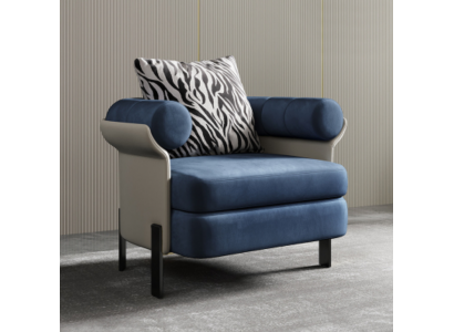 Křeslo Lounge Designer Lehátko Polštář Sofa 1 Místné Obývací pokoj Nový