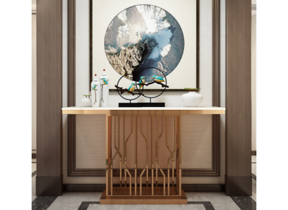 Designer Luxus konzolový stůl konzole nerezový design zlato moderní nový