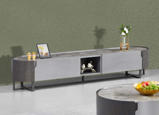 Lowboard RTV skříň Obývací pokoj Regál Luxusní designérská komoda Credenza