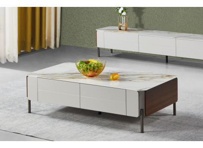 Couchtisch Stůl Nábytek Luxus Konferenční stolek Dřevo Moderní Design Obývací pokoj