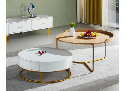 Stoly Set Konferenční stolky Konferenční stolek Konferenční stolek Design Obývací pokoj 2 kusy