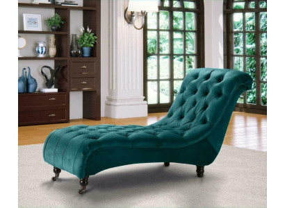 Chesterfield sametová lehátka Chaise Lounge Designer Sofa Club Liege Textilie Tkanina Polštář
