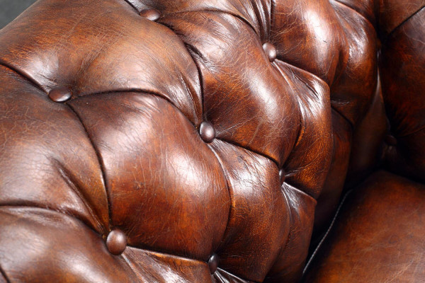 Chesterfield Pohovka Pohovka Polstrování 1 Místní Křeslo Pohovky Design Polstrování Kůže Nový