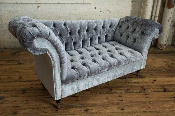 Design Chesterfield lávka láhev Lounge čalouněný nový lůžkový gauče