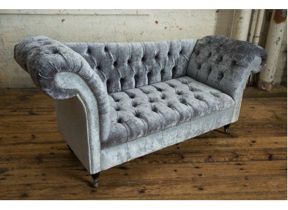 Design Chesterfield lávka láhev Lounge čalouněný nový lůžkový gauče