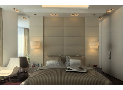 Obklad stěny 3D Designer Wall Panel Panel kožený polstrování stěně Polstrovaný