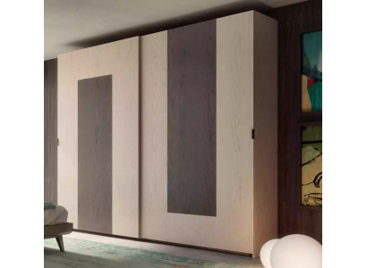 Šatní skříň hnědá ložnice Materiál Dřevo Skříň Dřevěný šatník