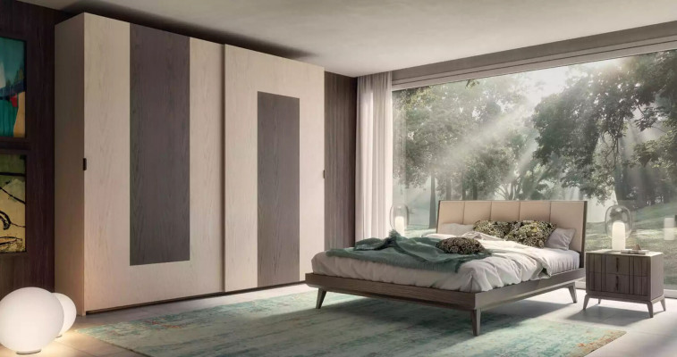 Šatní skříň hnědá ložnice Materiál Dřevo Skříň Dřevěný šatník