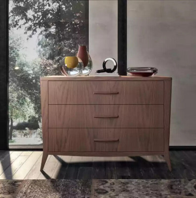 Ložnice set Postel 2x Noční stolky Komoda Design Luxusní nábytek 4 kusy