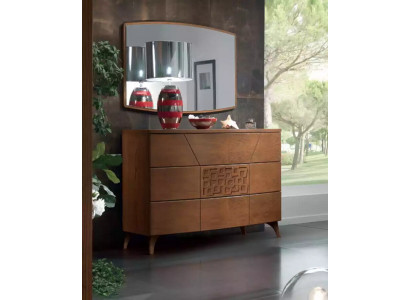 Koupelnový set komoda zrcadlo Luxus kompletní moderní komody 2 kusy