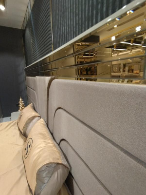 Ložnice Set Luxus kompletní postel + 2x noční stolky 3ks. Moderní Set Nový