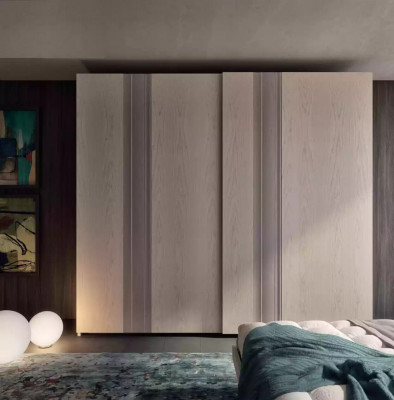 Zavěšené skříně Skříň Šatní skříň Dřevo Luxus Ložnice