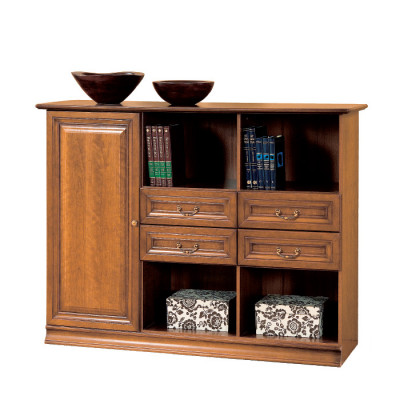 Klasický knihovník komoda šatní skříň skříň vedlejší skříň