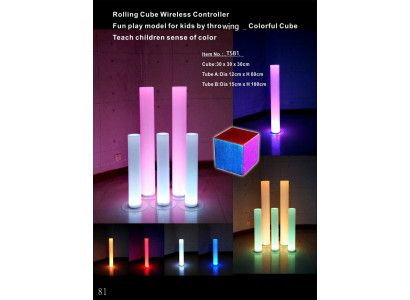 LED cube dětská hračka učící kostka barevná svítící kostka dekorace dekorace