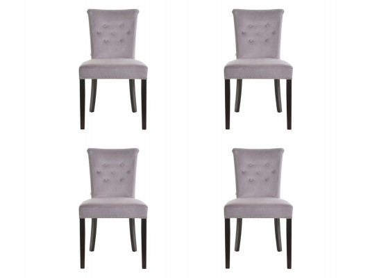 4x Křesla s polštářem Design Polster Stuhl Seht Garnitur Sessel Lounge Club Set Modern