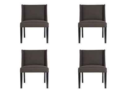 4x židle židle čalounění design lounge klubová sedací souprava křeslo nové
