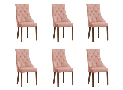 6x Chesterfield křeslo Lounge Club polštář židle židle sada opěra