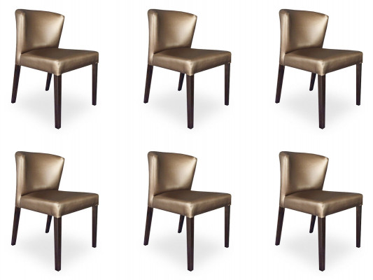 6x židle židle polstrování design židle garnitur křeslo kompletní moderní sada