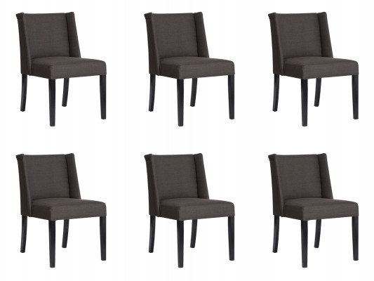 6x židle křeslo polstrované designové lounge klubové sezení opěrná sestava křeslo nové
