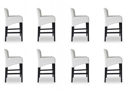 8x Barové židle Barhocker Bar Židle Židle Set Židle Čalounění Sedací souprava
