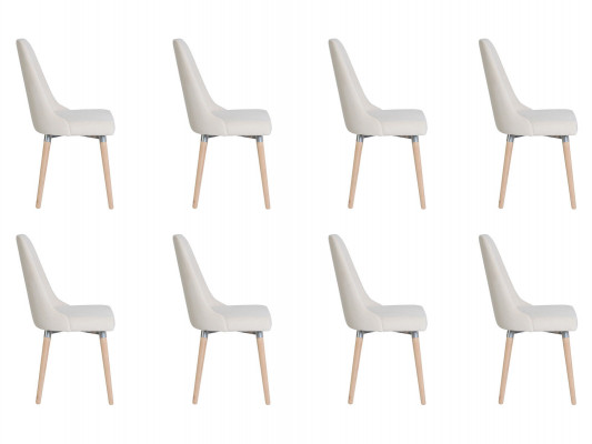 8x Design Polster Sitz Stühle Stuhl Seht Garnitur Sessel Lounge Club Set   8x Křesla s potahem Design Sedačka Sušák Souprava Křeslo Klubová Sada