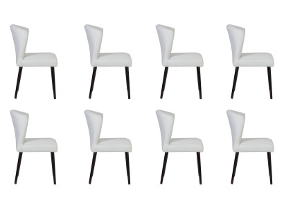 8x Design křeslo Lounge Club potahové židle Židle sestava obývacího pokoje Nový
