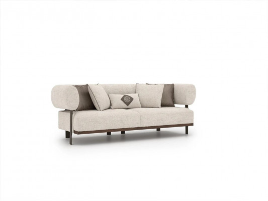 Obývací pokoj Moderní design dvoumístná pohovka zařízení Textilní sedací nábytek.