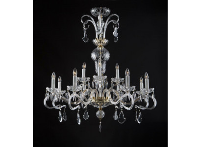Křišťálový lustr Lamp Hanging Lampy Bohemia Stropní lampa