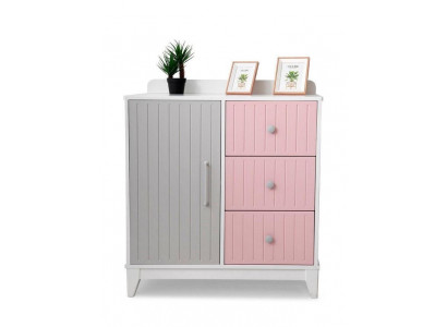 Komoda v dětském pokoji Moderní Elegantní Komoda Dřevo Barevný Nábytek