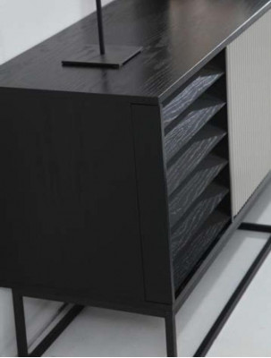 Jídelní kout Jídelní skupina Jídelna Jídelní stůl Židle 6dílný dřevo Černý set Nový