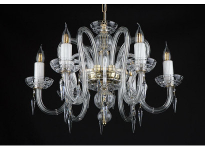 Křišťálový lustr Lampa z Bavorského lesa Stropní lampa Nástěnná lampa