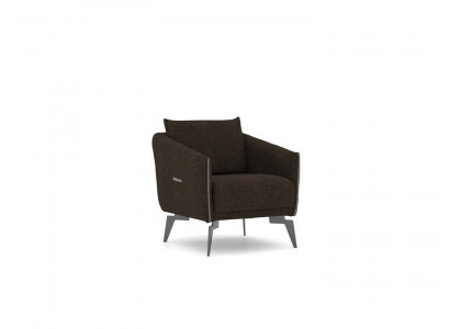 Černé křeslo obývacího pokoje design moderní textil luxusní nábytek