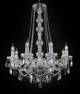 Kristalový lustr Světlo Lampa Stropní lampa Bohémia Nástěnná lampa