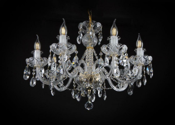 Stropní lampa ložnice Lustr Křišťálové kameny Lustr lampa Nový