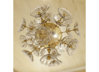 Křišťálový lustr Náhrdelník Stropní lampa Visací lampa Elite Bohemia Květ Nový