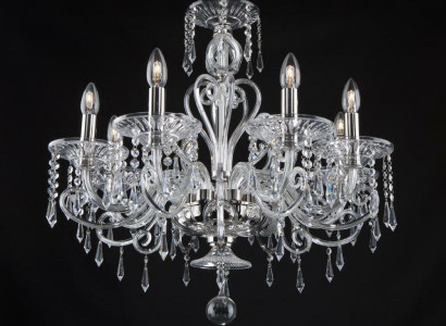 Stropní lampa Krystalem Stropní lustr Lampa Lampa Elite Bohemia