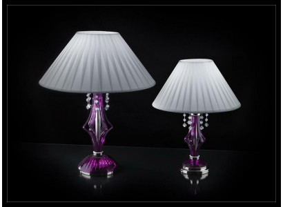 Kristalová lampa kancelářská lampa stolní Elite Bohemia noha noční stolek Nový.