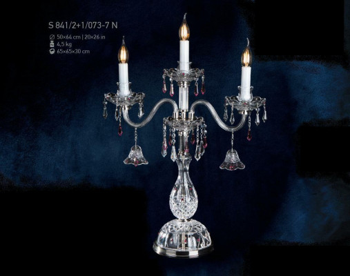 Barokní stolní lampa lustr noční stolky světla Čechy