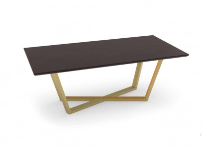 Luxusní stůl hnědý stoly jídelna jídelní stůl designové jídelní stoly 208x104.