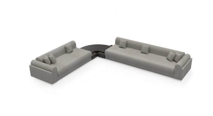 Rohová sedací souprava L-Shape Textile Eckcouch Sofa Polster Premium Couch Couchen Möbel