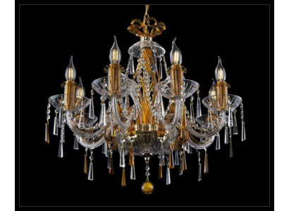 zlatěný stropní svítidlo světla design lustr lampy lustr křišťál