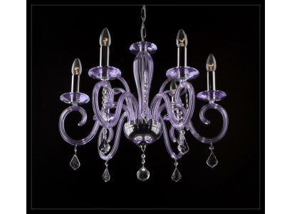 Bohemia Moderní lustr Světla Stropní svítidla Lustr Kristal Malinová lampa