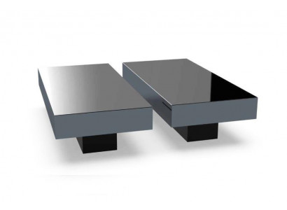 Couchtische Stůl Luxus Skleněný Stůl Konzoly Design Nábytek Set 2x nový
