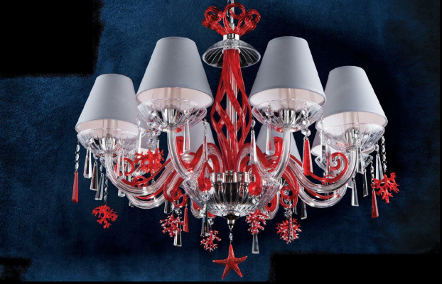 Lustr, lampa z křišťálu, závěsná lampa, lampa Bohemia, stropní lampa.