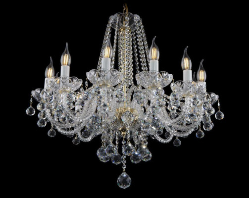 Křišťálový lustr Bohemia Luxe Crystal Cover osvětlení Ručně vyráběný lustr Nový