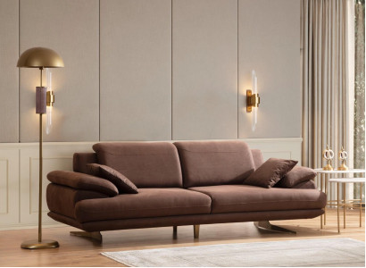 Luxusní třísedák designérská pohovka Exkluzivní sedací souprava