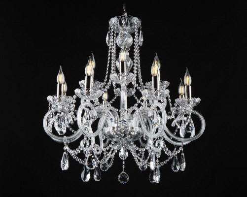 Křišťálový lustr visací lampa stropní lampa Bohémia